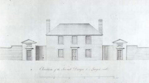James Craig’s drawing of the Leith Walk botanical cottage