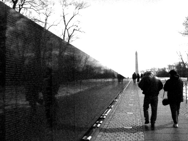 Photo of the Vietnam Veterans Memorial in Washington DC
