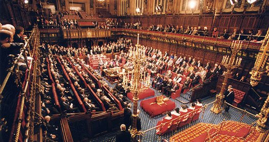 The House of Lords in session